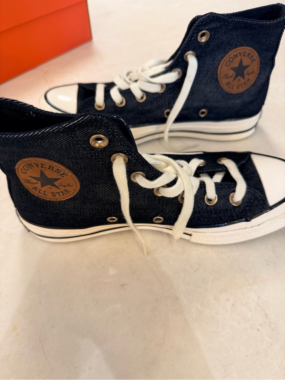 Converse All Star “Chuck 70 Denim” Women’s High Top Sneaker Size 8 New w/ Box